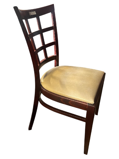 Matériel occasion Chaises bois assise cuir